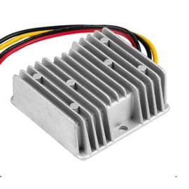 AEDIKO DC Voltage Reducer Converter DC 8V-40V to 12V 10A 120W Reducer Power Converter Waterproof Regulator Module Transformer for Golf Cart Club Car (8V-40V to 12V 10A Converter)