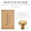 Ravinte 15 Pack Kitchen Cabinet Knobs Dresser Knobs Drawer Champagne
