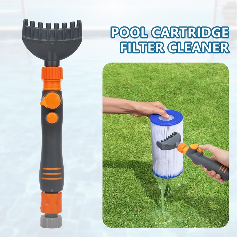 Banax Pool & Spa Filter Cartridge Cleaner, Removes Debris &