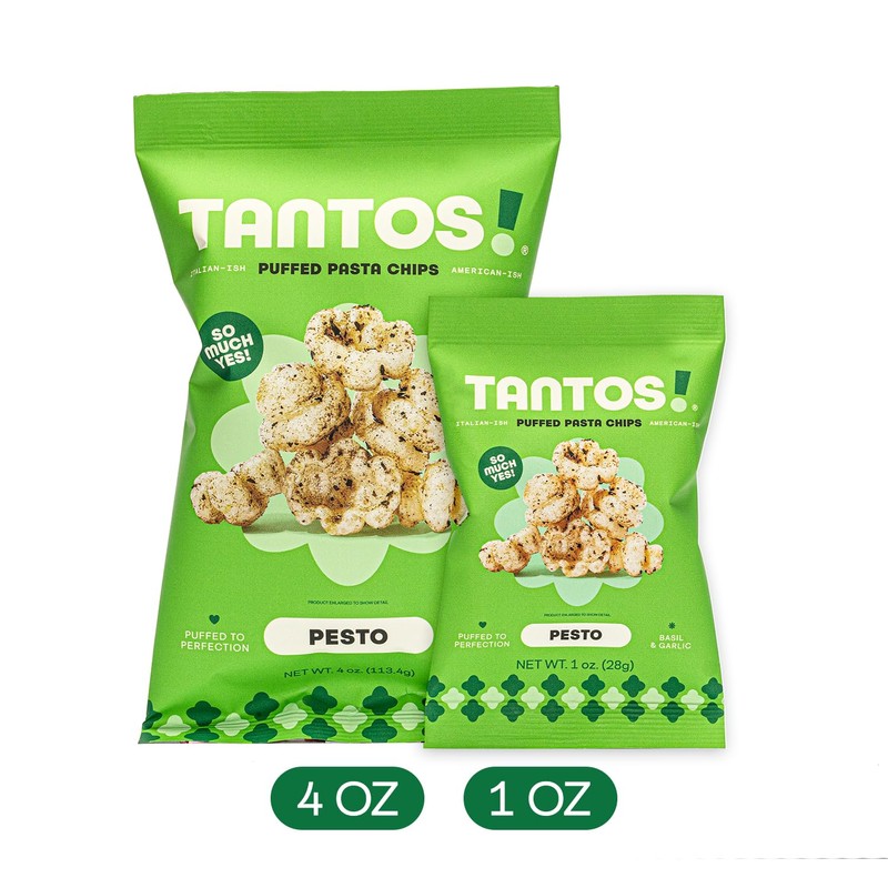 Tantos! Puffed Pasta Chips – Healthy Pasta Snack by Top