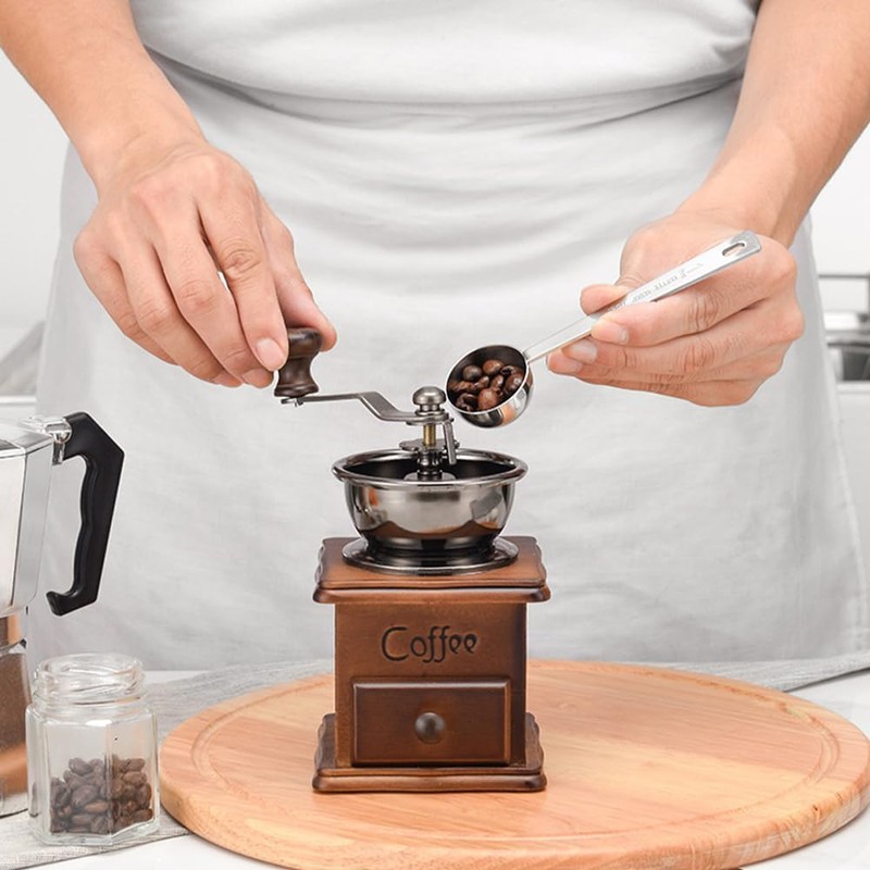 2 Pieces Long Handle Tablespoon Measuring Spoon, 15ml Coffee Scoop,