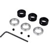 Bestgle Mini Bearings, Ball Bearings, 3 Pieces, Deep Groove Ball