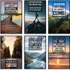 KARTMEN Inspirational Motivational Multicolour Wall Art for Wall Decor, 12x18