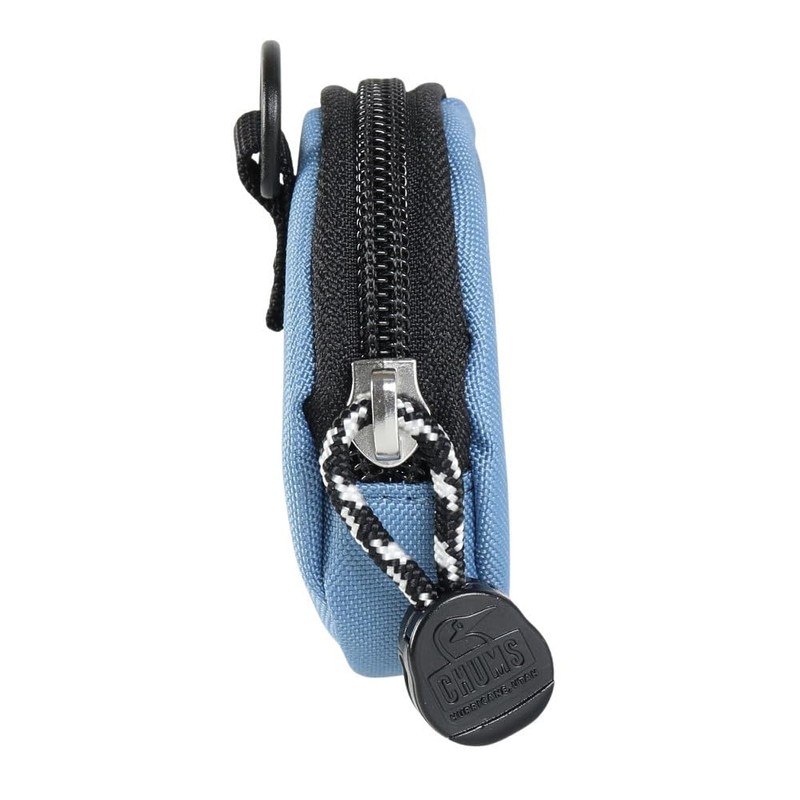 Chums Recycle Round Coin Case Sand Travel Wallet, BLUE, One