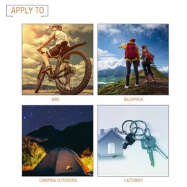 Travel Bag Luggage Security Locking Carabiner Padlock with 3 Digits Combination Lock Padlock