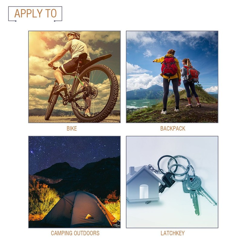 Travel Bag Luggage Security Locking Carabiner Padlock with 3 Digits