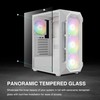 GAMDIAS White ATX Mid Tower Gaming Computer PC Case w/Tempered