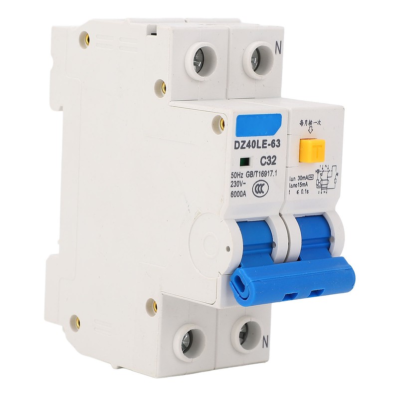 Miniature Circuit Breaker 1P Plus N Rail Mounting Double Handle