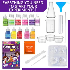 Jim&Gloria Science Kits for Kids Age 5-7 8-12 Year Old Birthday Gifts for Girls Boys, Learning & Educational Toys, Stem Toys, Chemistry Set, Science Experiments for Kids Volcano Projects