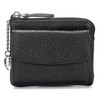 VEROMAN L-Shaped Travel Wallet, L-Shaped Mini Compact Wallet, Travel, Leather,