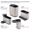 bremermann Stainless Steel Sink Organizer with Sponge Holder and Dish