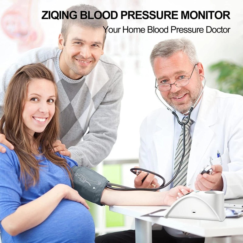 ZIQING Automatic Upper Arm Blood Pressure Monitor Digital Machine Meter