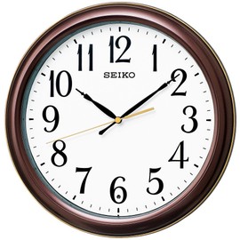 Seiko Clock Clock Radio Analog Brown Metallic KX234B