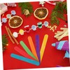 CORHAD Jumbo Ice Pop Sticks 50pcs Thick Craft Sticks Multi-