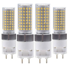 Edearkar 4-Pack 16W G12 LED Light Bulb (160W G12 Halogen Replacement Lights) Metal Handle Lamp 2 Pin Base LED Decorative Bulb, Neutral Light 4000K, AC100-277V for Garage Industry Factory Hospital