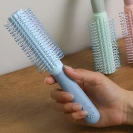 [SS62] Wave Hair Roll Comb Dry Roll Comb Hair Comb 3 Color Dry Roll Brush 214 (Pink) / [에스에스62]웨이브 헤어롤빗 드라이 롤빗 머리빗 3color 드라이 롤 브러쉬214 (핑크)