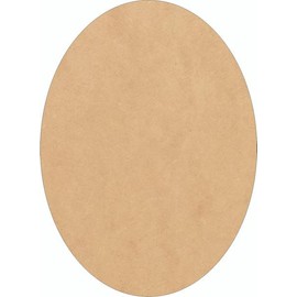 Wood Oval 18" Cutout, Unfinished Wooden 1/4" MDF Oval Shape