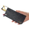 EZESO 3 Pack Felt Eyeglass Sunglasses Storage Bag Portable Pouch