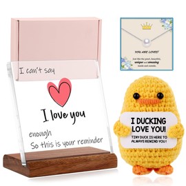 Valentines Day Gifts for Her Girlfriend, Valentines Day Basket Gifts for Girlfriend Loving Keepake, I Duck Love You Gifts for Girlfriend Valentines Day Basket Birthday Gift