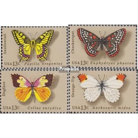 U.S. 1300-1303 (complete.issue.) unmounted mint/never hinged ** MNH 1977 Butterflies (Stamps for collectors) Butterflies