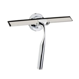 Wenko 16700100 Chrome Bathroom Squeegee Terni, 24.5 x 17 cm