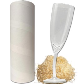 Bombo Glass Champagne Flutes Crooked Glass Neutral 210ml