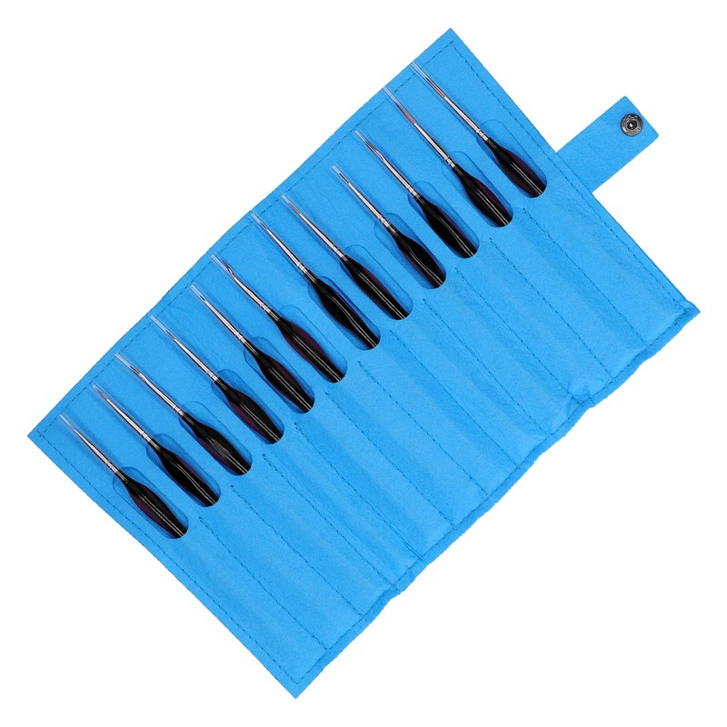 12Pcs Paint Brush Set for Face MakeUp Nail Scale Model