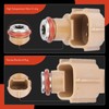 A-Premium Inyectores de combustible compatibles con Corolla 2014 2015, L4
