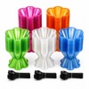 250 Pcs Ice Cream Bowls, 250ml Hexagon, 5 Colors with