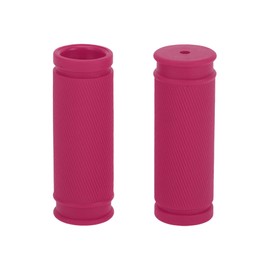 TUCKBOLD Bike Handlebar Grips Covers 85mm Long Soft | Bicycle End Grip Protector Rose Pink 1 Pair