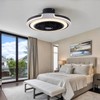 HuixuTe 21 in Modern Ceiling Fan with Light Remote Control,