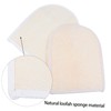 VICASKY 2pcs Loofah Body Scrub Glove Bath Brush Mitts for