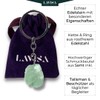 LAVISA Raw Gemstone Keyring – Lucky Charm – Crystal –