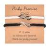 Matching Bracelets for Couple Gifts for Him Her Pinky Promise