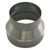8" x 7" Round Reducer Duct Fitting, 24 ga.