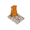 240 pcs, Dollhouse Flooring, 1:12 Scale Doll House Hexagonal Tiles,