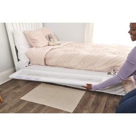 Regalo Hideaway 54-Inch Extra Long Bed Rail Guard, with Reinforced Anchor Safety System