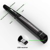 Presentation Clickers, BYEASY Wireless Presenter Remote with Green Laser Pointer,