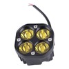 40W Motorcycle Headlight LED Spotlight Yellow Light Waterproof for Off