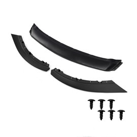 DOTCOM Front Lip Splitter Kit Compatible with Ford Mustang 2013 2014 13 14(Not Fit GT500 & Shelby) Car Lip Splitter Chin Spoiler Body Kit Carbon Black