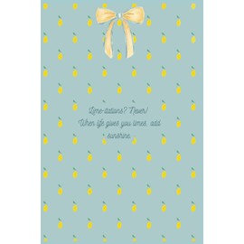 The Lime Note: 6x9 College Ruled Journal - Portable Citrus Notebook