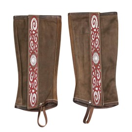 M-Royal Saddles Polainas Charra Brown (M) Charro Half Mexican Chaps