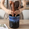 KOOV Cooking Utensil Holder, Large Ceramic Utensil Crock, Deep and