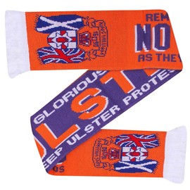 Northern Ireland No Surrender & Ulster Loyalist Scarf (100% Acrylic)