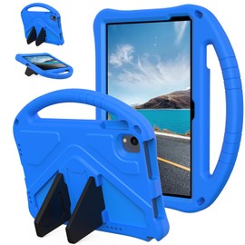 YRH for Urao C107 10.1 inch Tablet Case 2024, Kids EVA Shockproof Cover with Handle Kickstand for Urao Android Tablet 10.1'' (Blue)