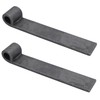 2 x Straight Strap Tailgate Hinge Eyelet 12.5mm Pin Weld