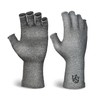 Vital Salveo Germanium & Charcoal Fingerless Recovery Gloves,Half Finger Gloves,Winter