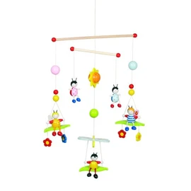 Goki 52954 3-D Mobile Bees and Beetles A multicoloured