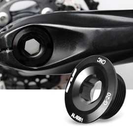 Crank Bolts replacement for Giant Mountain Bike,Crank Bolt MTB Mountain Road Bike Crankset Bolts Aluminum Alloy Bike ycle Cranket Crank Fixing Bolt Chainwheel Screws replacement for Shimano(Black)