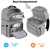 Cooler Backpack,Insulated Backpack Cooler Leakproof Double Deck Cooler Bag for